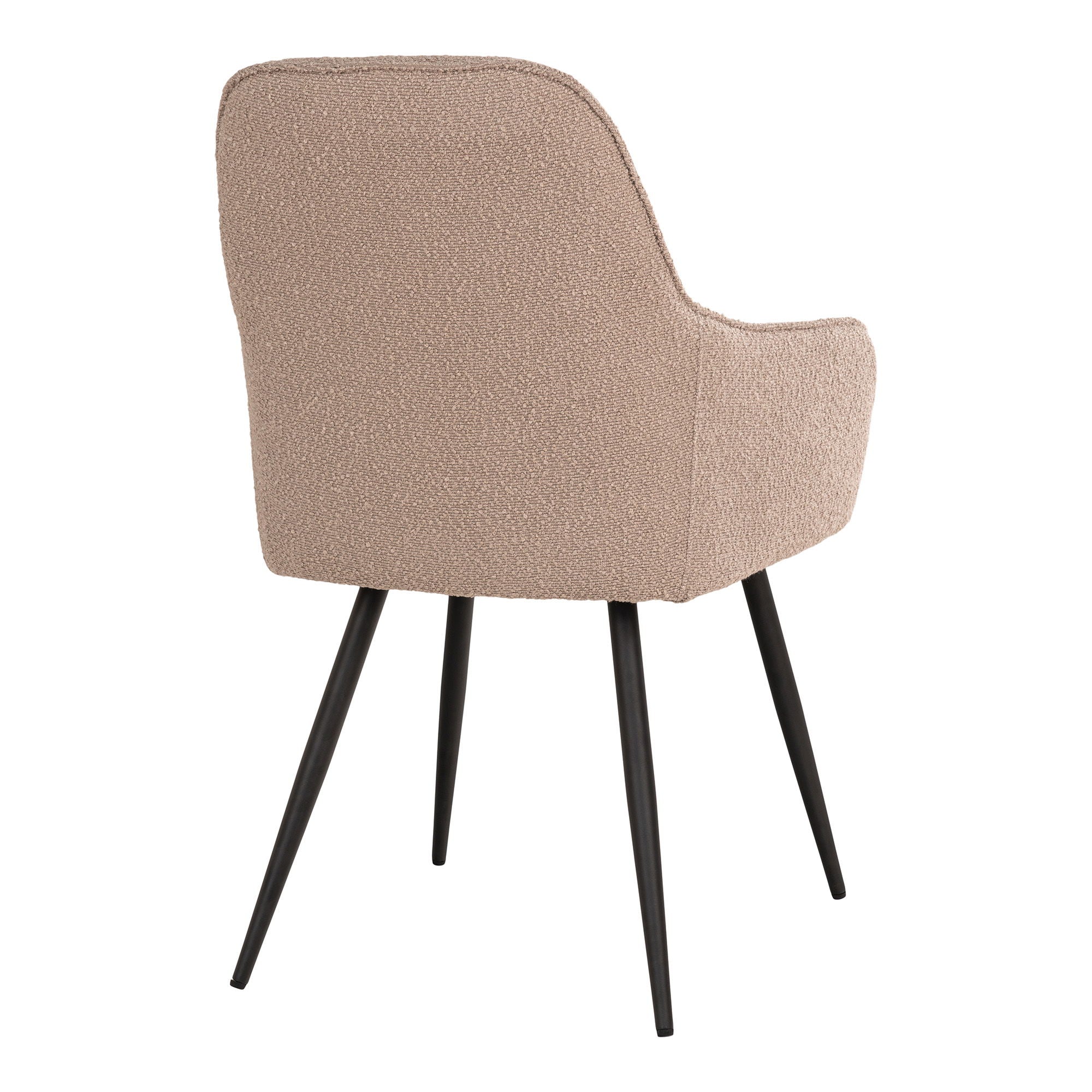 Harbo Esszimmerstuhl 2er Set – in Bouclé, 65 × 57 × 87 cm